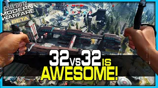 32 vs 32 is Awesome! | Modern Warfare Ground War Impressions!