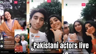 Fairy Tale 2 Humza sohil  live and sehar khan  and all actors humtv live on instagram |