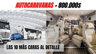 Esta es la LISTA de las AUTOCARAVANAS MÁS CARAS y LUJOSAS DEL MUNDO