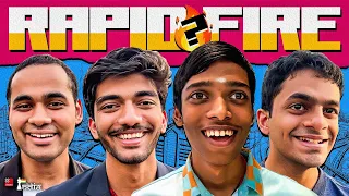 FUNNIEST RAPID FIRE ft. Pragg, Gukesh, Arjun, Nihal