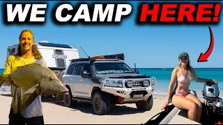 Ningaloo Coast Beach Camps are UNBELIEVABLE / South Lefroy 4x4 & Caravan / Fishing