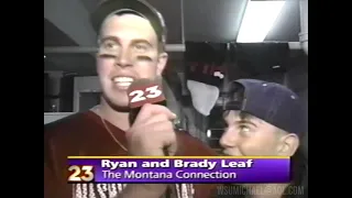 Ryan Leaf interviews little brother Brady Leaf (1997)