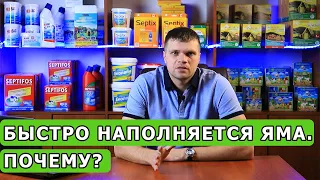 Быстро наполняется выгребная яма и не уходит вода. Почему это происходит и что с этим делать?