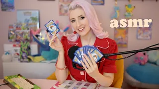 ASMR Relaxing Customer Service ✨ Keyboard Typing + Pokémon Cards (soft spoken)