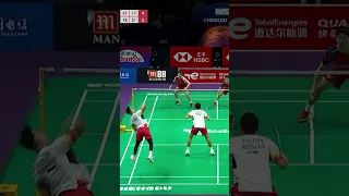 Nail-biting point! #shorts #badminton #BWF