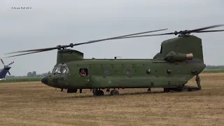 Texel Leaseweb Airshow 2018 Start up & Departure RNLAF Chinook ch-47 4-8-2018