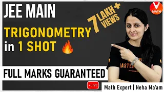 Trigonometry IIT JEE in 1 Shot By Neha Agrawal | JEE Main 2022 Maths Super Revision | Vedantu Math