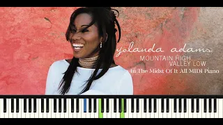 Yolanda Adams - In The Midst Of It All - MIDI Piano Transcription - Kevin Bond 🎹