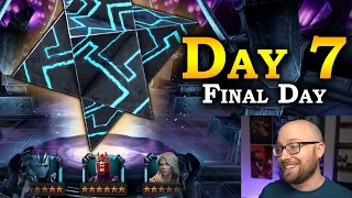 Day 7 Recap - Finkledink - Final Day - F2P New Account Challenge | Marvel Contest of Champions