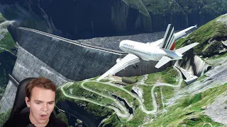 Landing Planes On A Dam