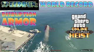 Disruption: Armor | Speedrun: World Record | Cayo Perico Heist Prep | GTA Online