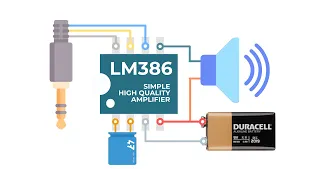 Simple Amplifier Circuit With LM386