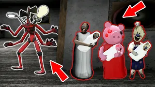 Monster Head vs Granny, Piggy, Ice Scream - funny horror animation parody (p.36)