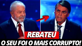 Em debate, Bolsonaro diz que governo Lula foi o mais corrupto da história!