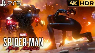 Rhino Boss Fight Spider Man Miles Morales Rhino Boss Fight|Spider-Man Miles Morales PS5 4K 60FPS HDR