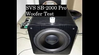 SVS SB-2000 Pro – Woofer-Test