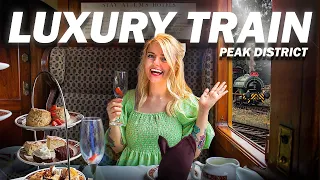 WE RODE A LUXURY TRAIN in the PEAK DISTRICT - £80 Afternoon Tea (with Peak Rail)