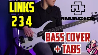 Rammstein- Links 2 3 4- (Bass Cover) (Play along Tabs)