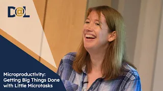 Microproductivity: Getting Big Things Done with Little Microtasks | Jaime Teevan | Design@Large