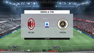 ⚽ AC Milan vs Spezia ⚽ | Serie A (17/01/2022) | Fifa 22