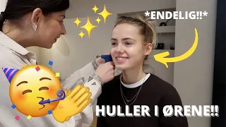 VLOG ★ HULLER I ØRENE + nye smykker!