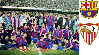 FC BARCELONA VS SEVILLA 5 - 2   ||  1994 FINAL GAME OF THE SEASON