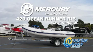 Mercury 420 Ocean Runner RIB - Walk Through Video