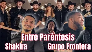 SPANISH INTERPRETER REACTS | Shakira, Grupo Frontera - (Entre Paréntesis) (Official Video) |