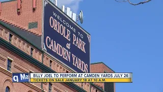 Billy Joel to perform first-ever concert at Camden Yards in July 2019