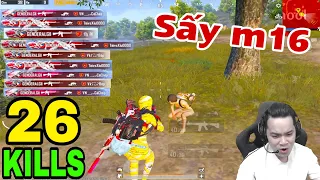 PUBG Mobile - Bộ Bim trở lại với Những Pha Táp M16 Như Sấy M4 | Nghe  Tiếng Giảm Thanh Thật Đã Tai