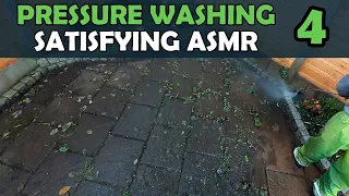 Pressure washing in real time - Satisfying pressure washing ASMR sounds!