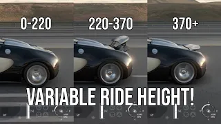 Bugatti Veyron Variable Ride Height Fully Simulated in Gran Turismo 7
