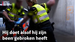 Mee met de politie: man moet nog DNA afgeven, maar weigert mee te werken | RTV Utrecht