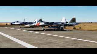 DCS - 5th gen warfare: Su-57 vs F-22 and F-35