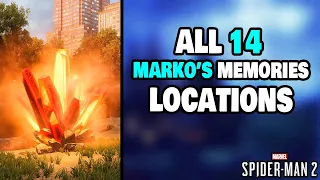 ALL 14 Marko's Memories Locations in Spider-Man 2 (STEP-BY-STEP)