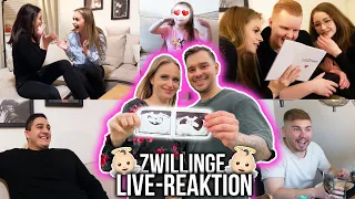 Live Reaktionen auf Zwillings-Schwangerschaft 👶🏻👶🏻