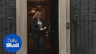 Mordaunt leaves Downing Street after being appointed Defence Secretary