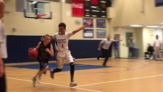 Eli Ellis goes for 22 in his First High School Game