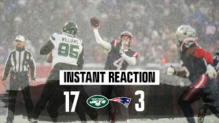 INSTANT REACTION: Patriots fall to Jets in possibly Belichick's last game as Pats head coach