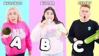 EATING EVERYTHING IN ALPHABETICAL ORDER CHALLENGE!