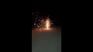 A child got hit by firecrackers