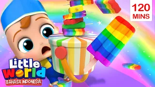 Lagu Warna | Kartun Anak | Little World Bahasa Indonesia