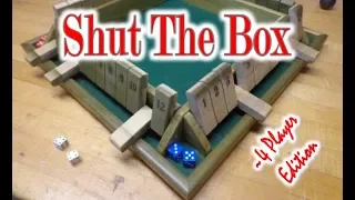 Make a Shut the Box 4 Player Edition Game