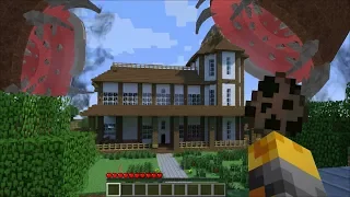GIANT UNKILLABLE BOSS APPEARS IN MY MINECRAFT HOUSE!! Minecraft Mods