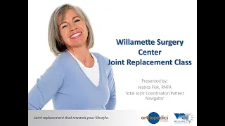 WSC JOINT REPLACEMENT EDUCATION CLASS