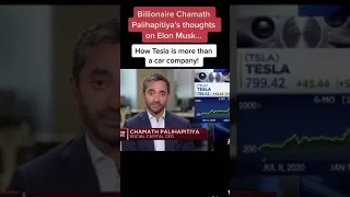 Chamath Palihapitiya: Tesla Is FAR More Than Cars! #shorts