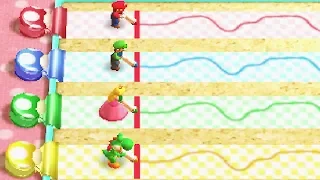 Mario Party The Top 100 MiniGames - Mario Vs Luigi Peach Vs Yoshi (Master Cpu)