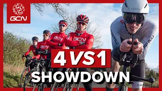 4 VS 1 | Surely 4 Roadies Can Beat A Time Trial Bike?!