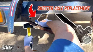 HOW TO Replace Your Skeeter EZ Loader Trailer AXLE!