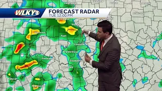 Showers and storms likely Tuesday